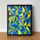 Blue + Green Original Painting