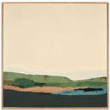 Winter Beach Series Square Original Painting