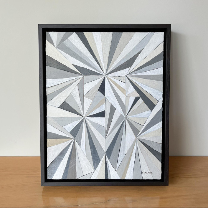 White + Charcoal Original Art by Renée Stramel Minted