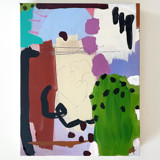 Pickle Flavor Jelly Beans I Original Painting