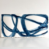 Indigo Cell Landscape Original Painting