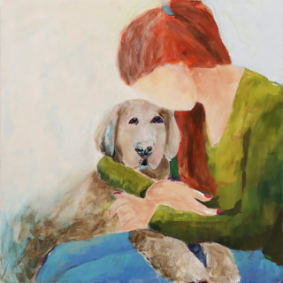 Two Hearts Original Painting