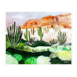 The Desert Valley Original Painting
