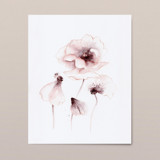 Oriental Poppies watercolor painting 01 Original Painting