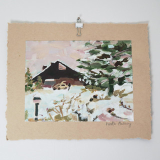 Snowed In Original Painting