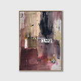 Red Against Quiet Original Painting