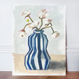 Striped Vase 01 Origina... by Lucrecia Caporale