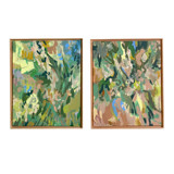 Tea In The Garden Painting Pair