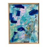 Wind On The Water Original Mixed Media