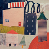 Cityscape 1 Original Mixed Media