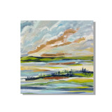 Sunlight Marsh Original Mixed Media