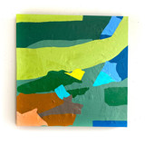 Shape Toss Original Mixed Media