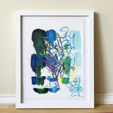 garden path Original Mixed Media