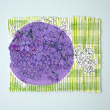 Picture Perfect Lilac Picnic Original Mixed Media