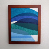 sea waves Original Mixed Media