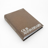 Our Anniversary Photo Album in brown linen Wedding Albums and Scrapbooks