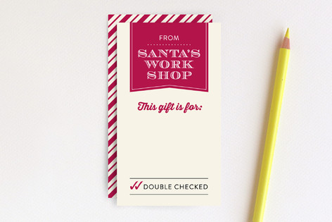 Official Workshop Tags Non-Custom Mini Cards