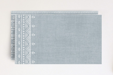 Boho Embroidery Place Card Non-Custom Mini Cards