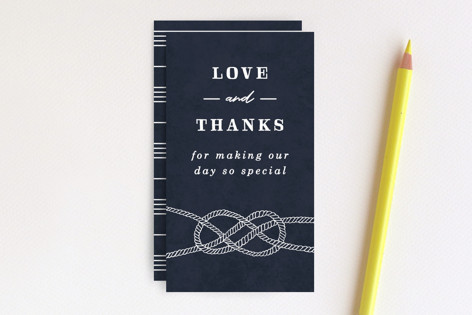  Illustrated Knot Tag Non-Custom Mini Cards