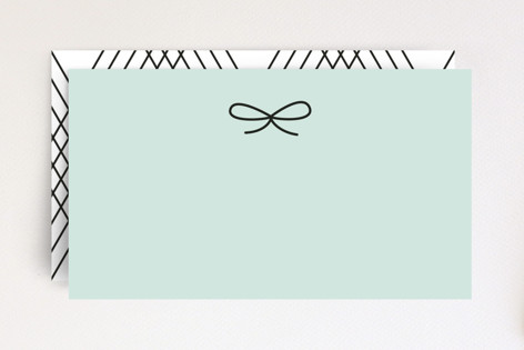 Knotted Place Card Non-Custom Mini Cards