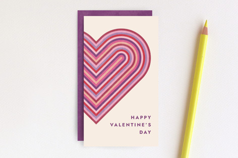 Rainbow Heart Gift Tag Non-Custom Mini Cards