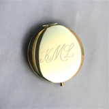 Engraved Compact Mirror Monogram Bridesmaid gifts