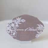 Matron Of Honor Oval Card Bridesmaid gifts