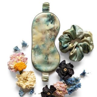 Seascape-Sleep Mask & Hair Scrunchie Set Bridesmaid gifts