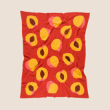 Peach Throw Blanket Blankets and Throws