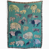 Hippos and Tapirs Blanket Blankets and Throws