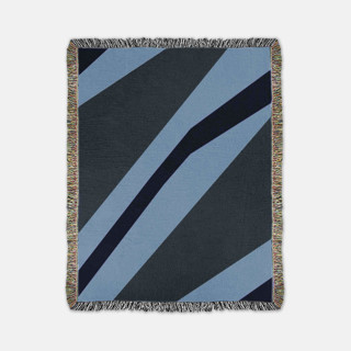 Zeze Throw Blanket - Cloudy Blue Blankets and Throws