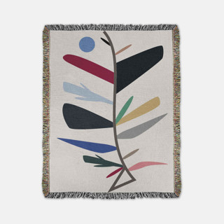 Wild Leaf Throw Blankets and Throws