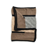 Muhu Brown Gray Alpaca Throw Blankets and Throws