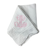 Monogram Heirloom Baby Quilt Blankets and Throws