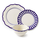 Mixed 12 Piece Dinnerware Set with Cereal Bowl 3 Dining Bowls