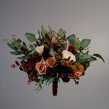 Burgundy Burnt Orange Bridal Bouquet Bouquets