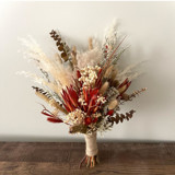 Burnt Orange Rust Dried All Natural Bouquet Bouquets