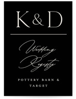 Modern Monogram Mini Enclosure Cards