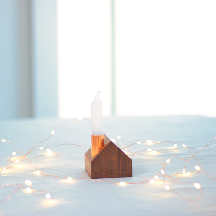 Modern Cottage Candle Holder Candles & Holders by Ann Nygard Minted