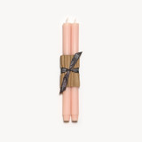 12" Church Tapers (pair) Blush Candles & Holders