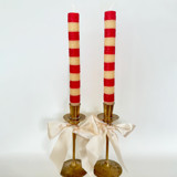 Candy Cane Taper Candles Candles & Holders