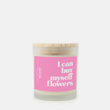 Glass Candle - Flowers (Bohemian Rose) Candles & Holders