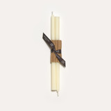 12" Everyday Tapers (pair) Cream Candles & Holders