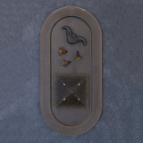 Dark Wax Tray Candles & Holders