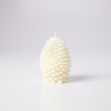 Jumbo Cone 100% Beeswax Sculptural Candle - CREAM Candles & Holders