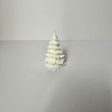Small White Christmas Tree Candle Candles & Holders