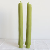 CELERY BEESWAX TAPER CANDLE PAIR Candles & Holders
