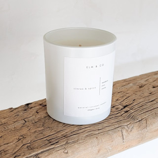 Citrus & Spice Scented Candle Candles & Holders