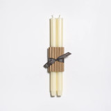 12" Church Taper 100% Beeswax (pair) - Cream Candles & Holders