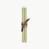 12" Twig Tapers (pair) Celadon Candles & Holders
